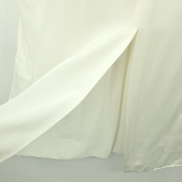 Sandro Sandro Paris Courbe Studded Blouse Top 6US/2/M White Cotton - Picture 11 of 14